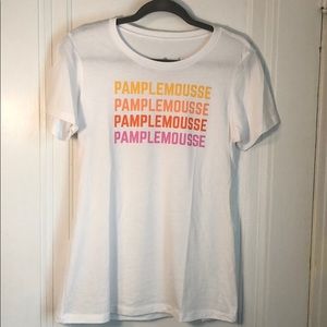 LaCroix Pamplemousse white T-shirt M NEVER WORN